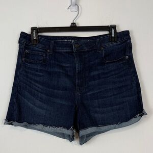 American Eagle Super High Rise Shortie Denim/Jean Shorts. Plus Size 18.